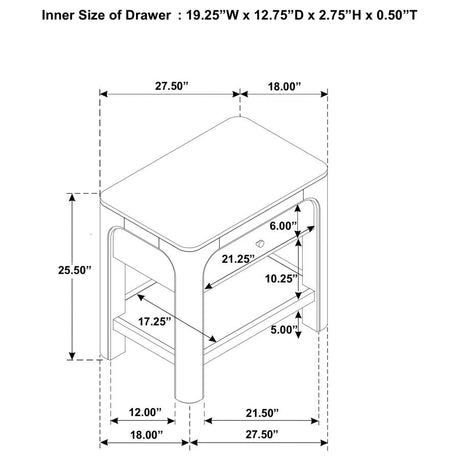Solano 5-piece Eastern King Bedroom Set Weathered Mango - 222520KE-S5