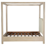 Solano 85-inch California King Canopy Bed Weathered Mango - 222520KW