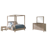 Solano 4-piece Queen Bedroom Set Weathered Mango - 222520Q-S4