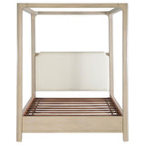 Solano 85-inch Queen Canopy Bed Weathered Mango - 222520Q