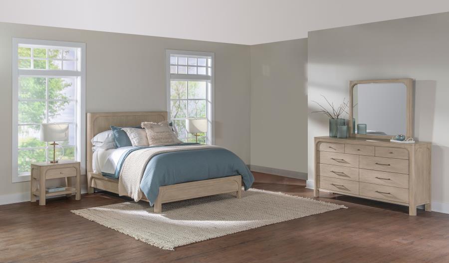 Solano 4-piece Eastern King Bedroom Set Weathered Mango - 222521KE-S4
