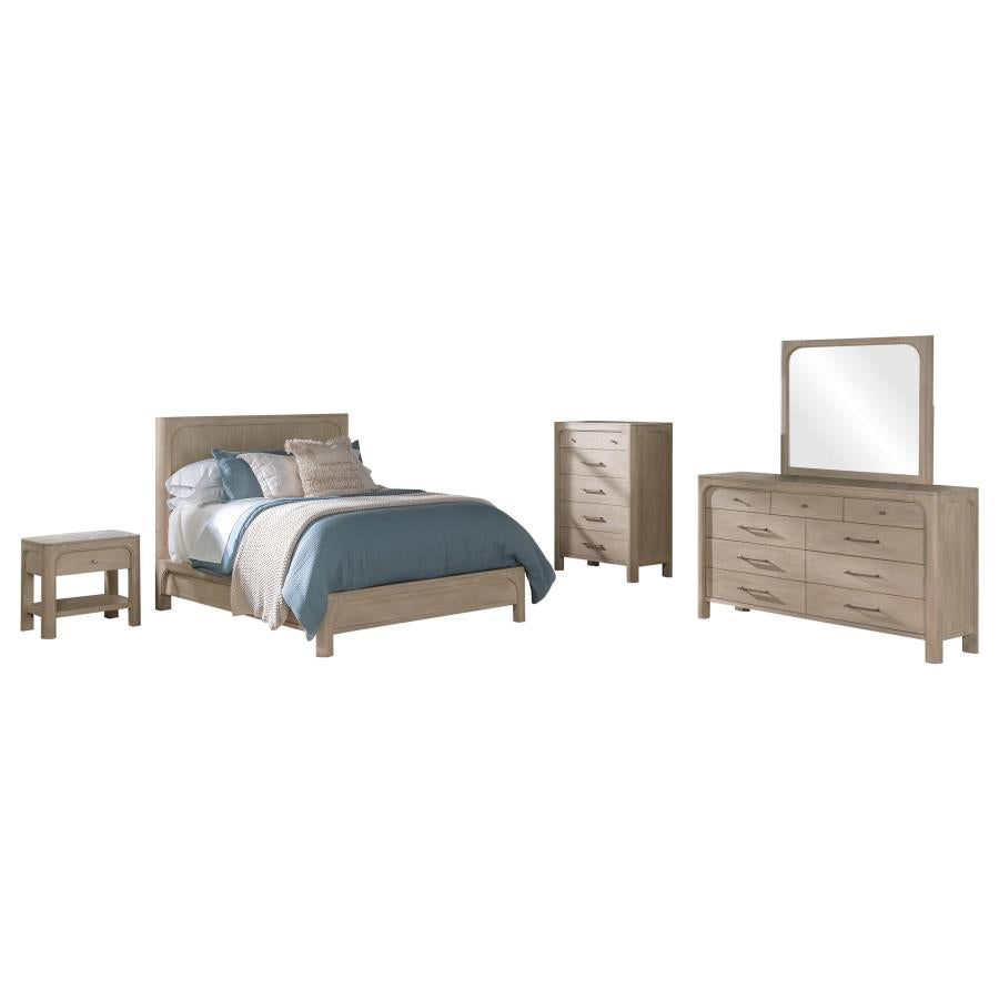 Solano 5-piece Eastern King Bedroom Set Weathered Mango - 222521KE-S5