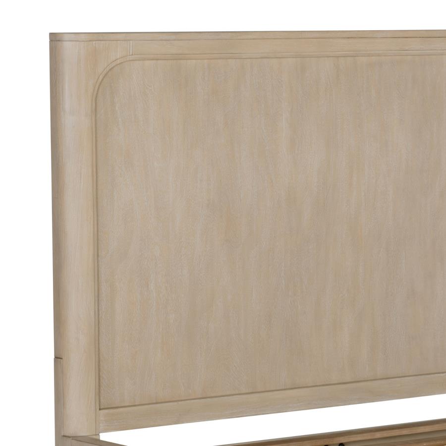 Solano 55-inch Eastern King Panel Bed Weathered Mango - 222521KE