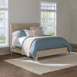 Solano 55-inch California King Panel Bed Weathered Mango - 222521KW