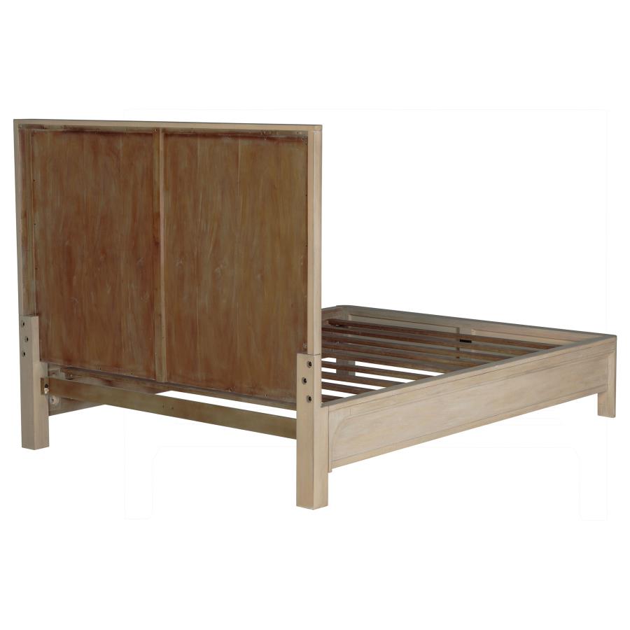 Solano 55-inch Queen Panel Bed Weathered Mango - 222521Q