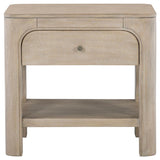 Solano 1-drawer Nightstand Bedside Table Weathered Mango - 222522