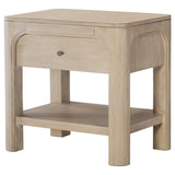 Solano 1-drawer Nightstand Bedside Table Weathered Mango - 222522