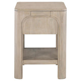 Solano 1-drawer Nightstand Bedside Table Weathered Mango - 222522
