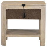 Solano 1-drawer Nightstand Bedside Table Weathered Mango - 222522