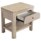 Solano 1-drawer Nightstand Bedside Table Weathered Mango - 222522