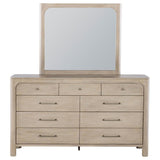 Solano 9-drawer Bedroom Dresser with Mirror Weathered Mango - 222523M