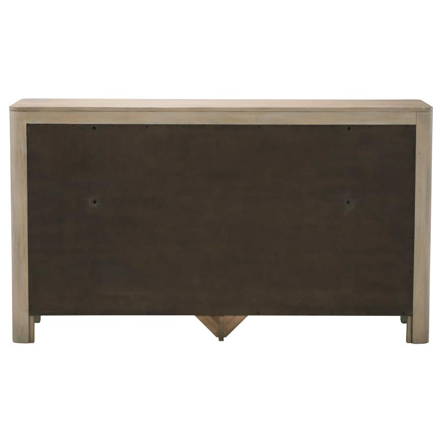 Solano 9-drawer Bedroom Dresser Cabinet Weathered Mango - 222523