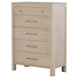 Solano 5-drawer Bedroom Chest of Drawers Weathered Mango - 222525