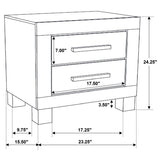 Woodmont 4-piece Eastern King Bedroom Set Golden Brown - 222631KE-S4