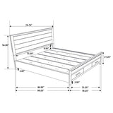 Woodmont 5-piece California King Bedroom Set Golden Brown - 222631KW-S5