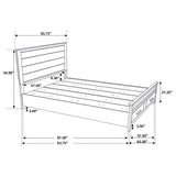 Woodmont 4-piece Queen Bedroom Set Rustic Golden Brown - 222631Q-S4
