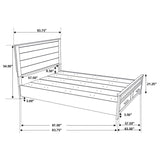 Woodmont 5-piece Queen Bedroom Set Rustic Golden Brown - 222631Q-S5