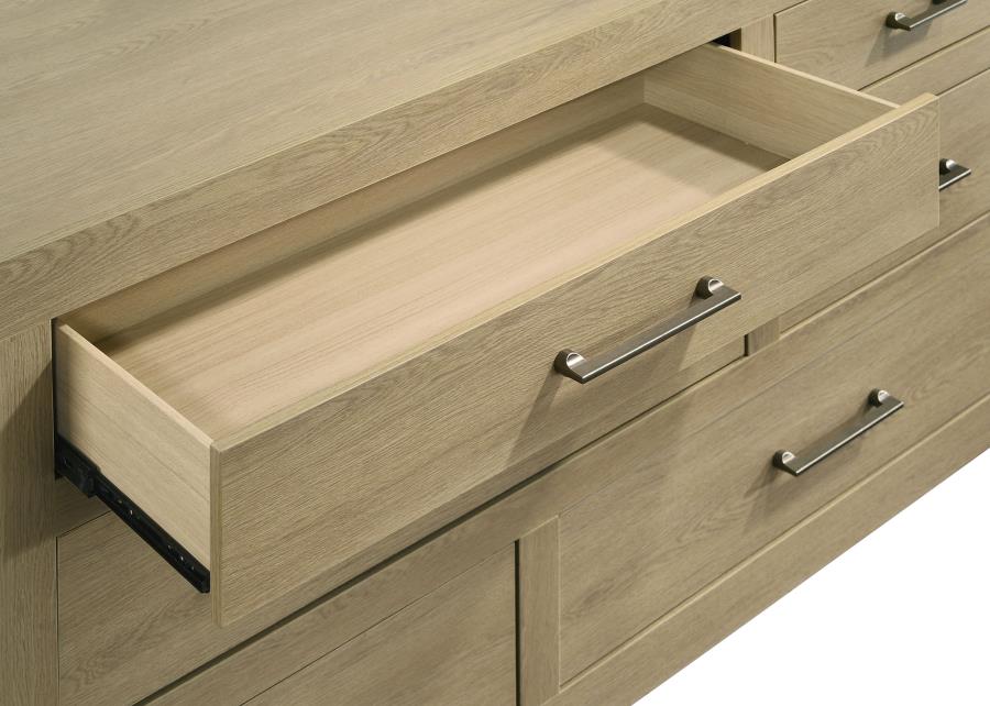 Hendricks 5-piece Queen Bedroom Set Light Oak - 222651Q-S5