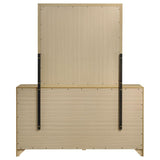 Hendricks 6-drawer Bedroom Dresser and Mirror Light Oak - 222653M