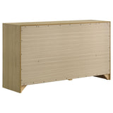 Hendricks 6-drawer Bedroom Dresser Storage Cabinet Light Oak - 222653