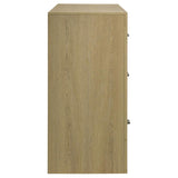 Hendricks 6-drawer Bedroom Dresser Storage Cabinet Light Oak - 222653
