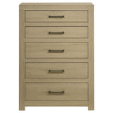 Hendricks 5-drawer Bedroom Chest of Drawers Light Oak - 222655