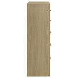 Hendricks 5-drawer Bedroom Chest of Drawers Light Oak - 222655