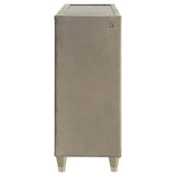 Lorient 8-drawer LED Bedroom Dresser Cabinet Ivory and Camel - 222663