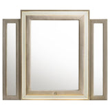 Lorient LED Dresser Mirror Ivory and Camel - 222664