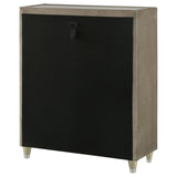 Lorient 5-drawer LED Chest of Drawers Ivory and Camel - 222665