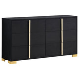 Marceline 4-piece Full Bedroom Set Black - 222831F-S4