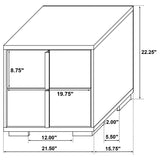 Marceline 4-piece Full Bedroom Set Black - 222831F-S4