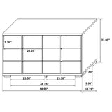 Marceline 4-piece Full Bedroom Set Black - 222831F-S4