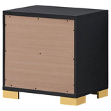 Marceline 2-drawer Nightstand Black - 222832
