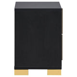 Marceline 2-drawer Nightstand Black - 222832