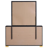 Marceline 6-drawer Dresser with Mirror Black - 222833M