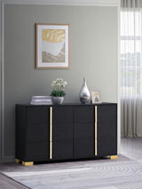 Marceline 6-drawer Dresser Black - 222833