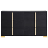 Marceline 6-drawer Dresser Black - 222833