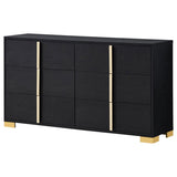 Marceline 6-drawer Dresser Black - 222833