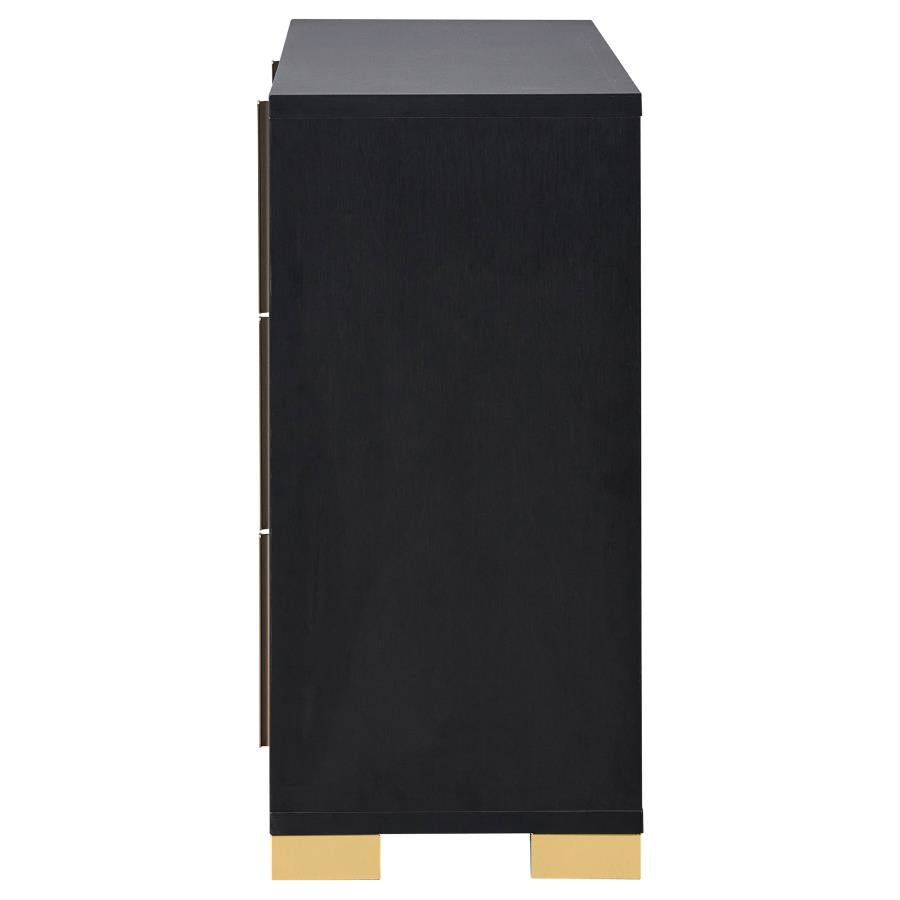 Marceline 6-drawer Dresser Black - 222833