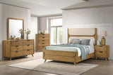 Bennett 5-piece Eastern King Bedroom Set Light Oak - 222901KE-S5