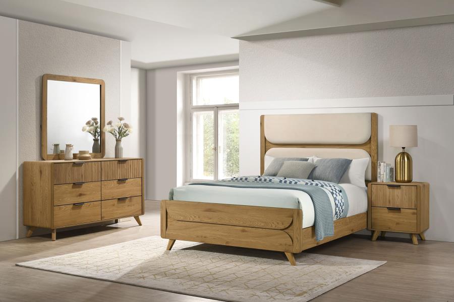 Bennett 4-piece California King Bedroom Set Light Oak - 222901KW-S4