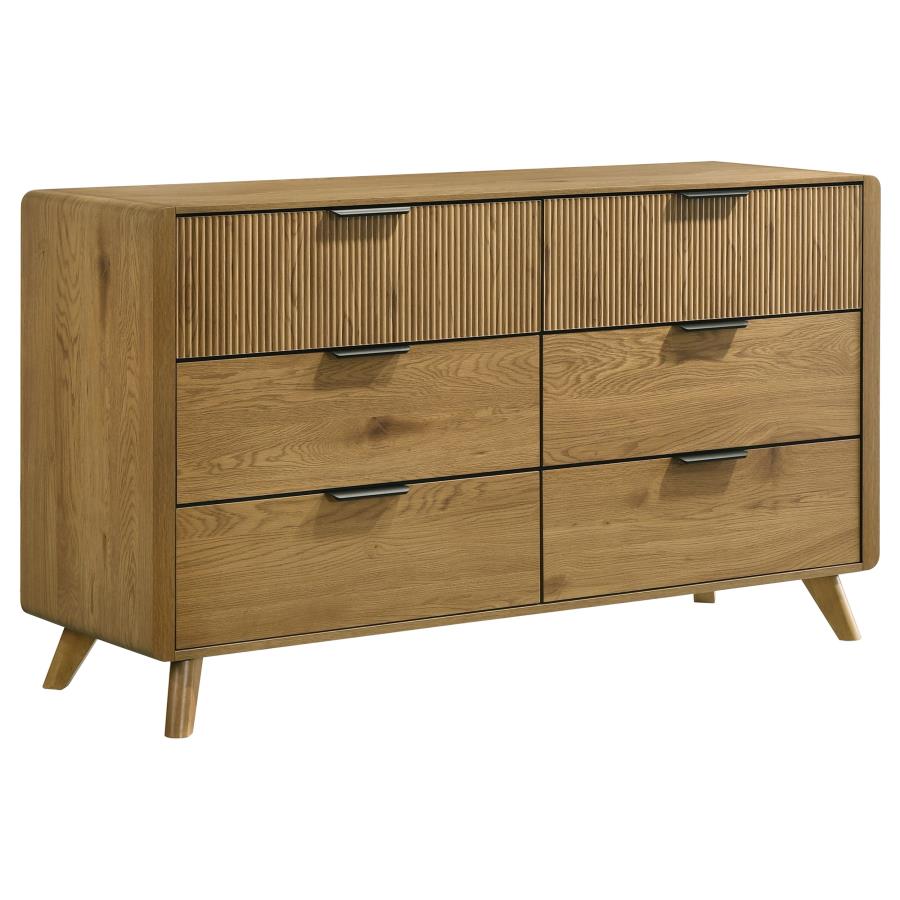 Bennett 4-piece California King Bedroom Set Light Oak - 222901KW-S4