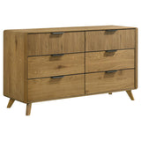 Bennett 4-piece California King Bedroom Set Light Oak - 222901KW-S4