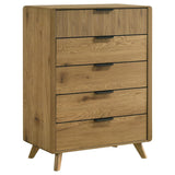 Bennett 5-piece California King Bedroom Set Light Oak - 222901KW-S5