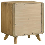 Bennett 2-drawer Bedroom Nightstand Bedside Table Light Oak - 222902