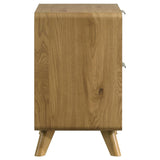 Bennett 2-drawer Bedroom Nightstand Bedside Table Light Oak - 222902