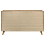 Bennett 6-drawer Bedroom Dresser Cabinet Light Oak - 222903