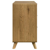 Bennett 6-drawer Bedroom Dresser Cabinet Light Oak - 222903