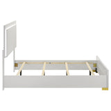 Marceline Wood Full LED Panel Bed White - 222931F